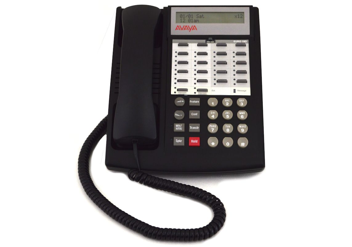 Avaya Lucent AT&T Partner MLS 18D Black Business Phone 7311H10A-003