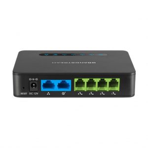 GRANDSTREAM - 4 FXS PORT ATA AND INTEGRATED GIGABIT NAT ROUTER (HT814) NEW